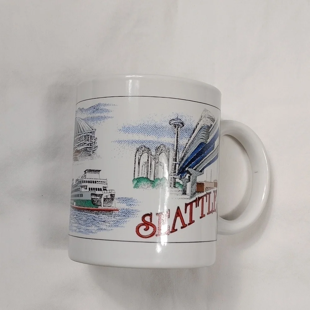 Vintage Seattle coffee mug